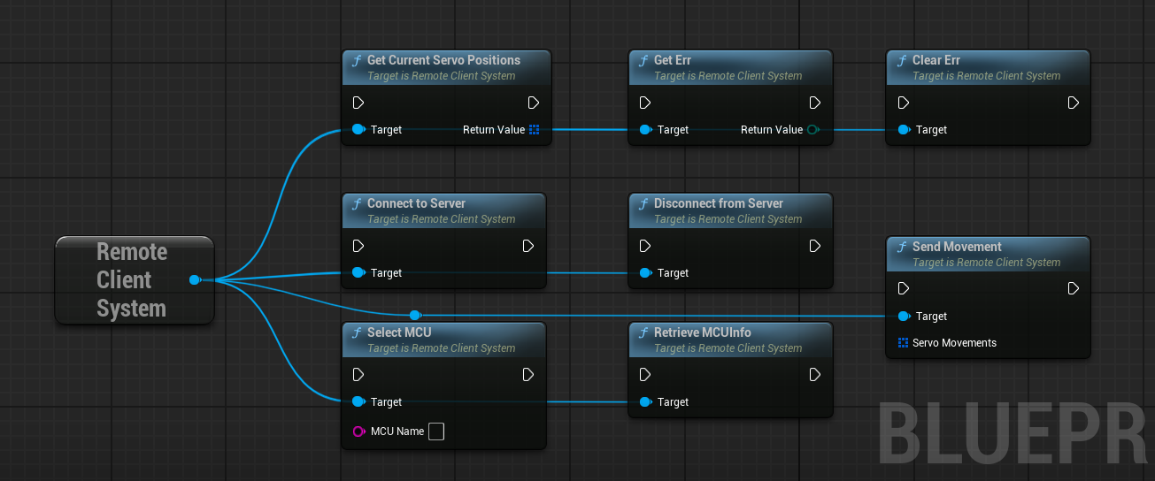 UE5 Blueprint with RCS functions